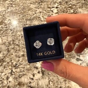 14K Gold Stud Earrings